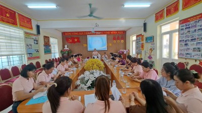 TRƯỜNG MẦM NON 20/10 TỔ CHỨC HỘI NGHỊ BAN ĐẠI DIỆN CHA MẸ HỌC SINH CUỐI NĂM HỌC 2025 – 2026