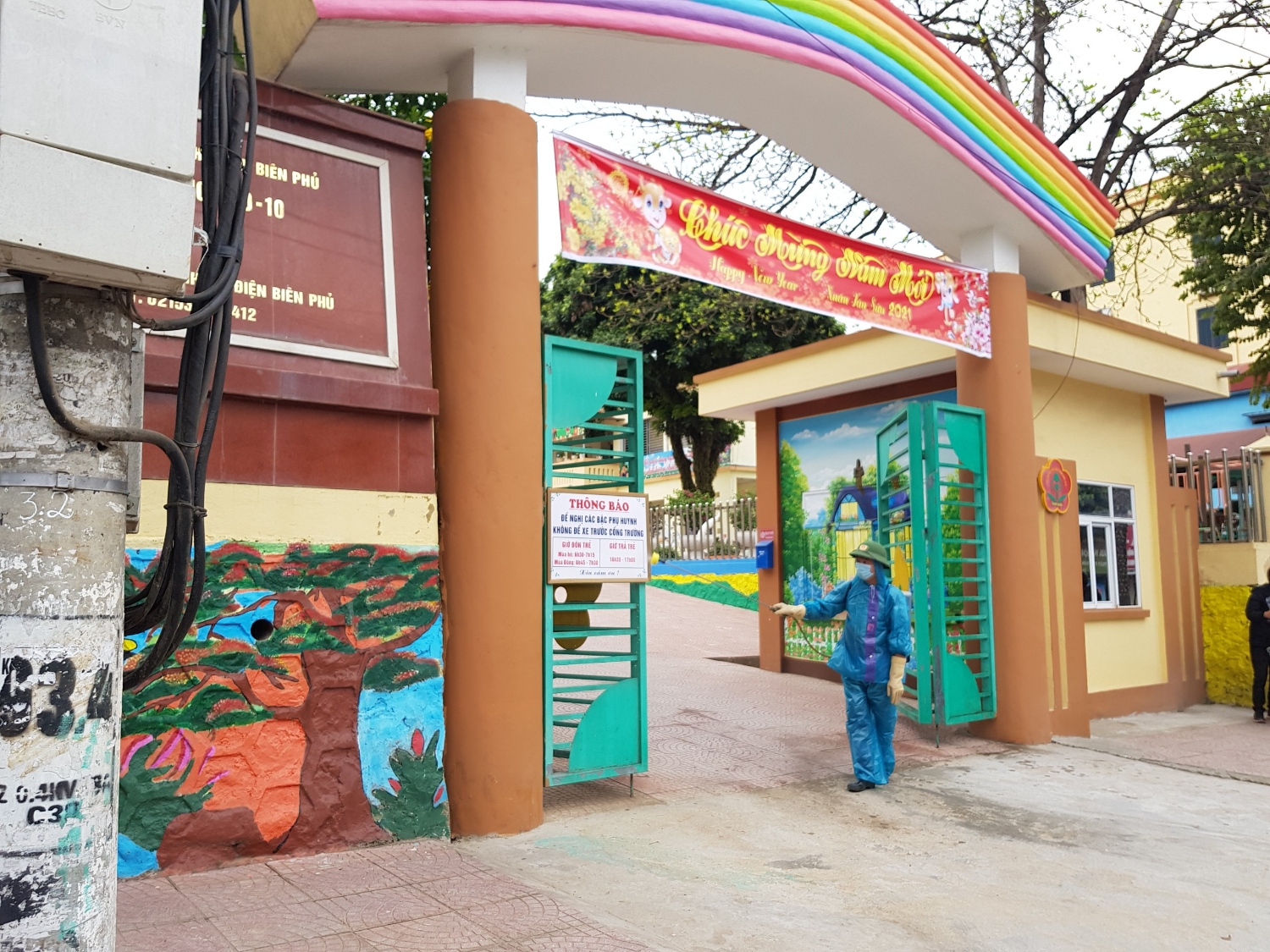 Trường mầm non 20/10 với công tác chuẩn bị các điều kiện đảm bảo an toàn cho học sinh đi học trở lại