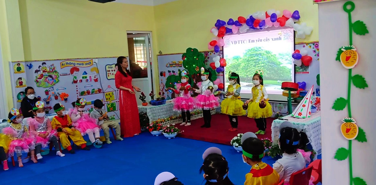 TRƯỜNG MẦM NON 20/10 THAM GIA HỘI THI GIÁO VIÊN DẠY GIỎI CẤP THÀNH PHỐ NĂM HỌC 2021 - 2022